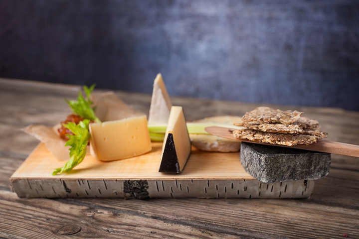 Selection of cheeses